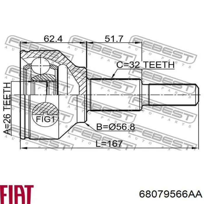 Піввісь передня, права GSP 217228 ціна, від 53.21 USD
