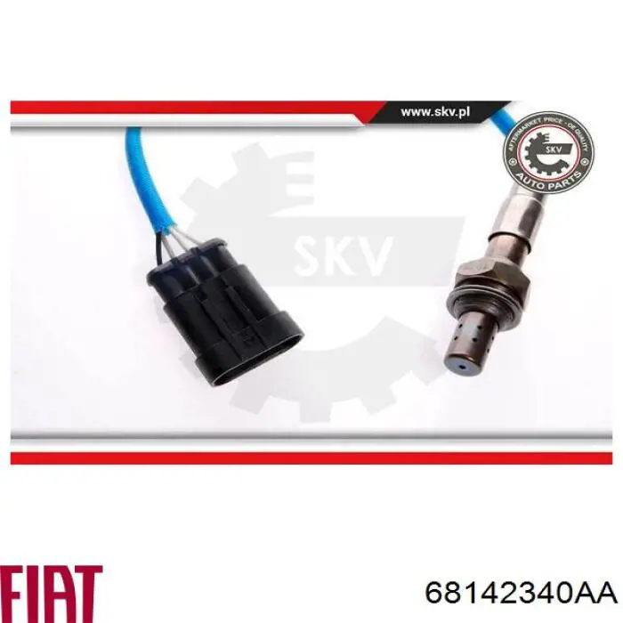 Лямбда датчик кисню Fiat/Alfa/Lancia 68142340AA ціна, від 25.34 USD