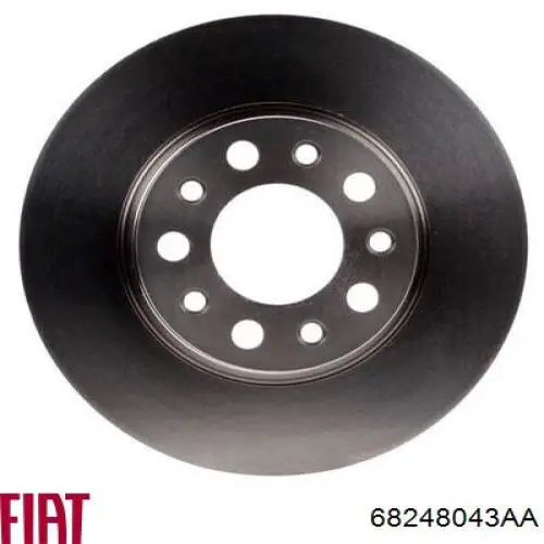 Задні дискові гальма Fiat/Alfa/Lancia 68248043AA ціна, від 33.92 USD