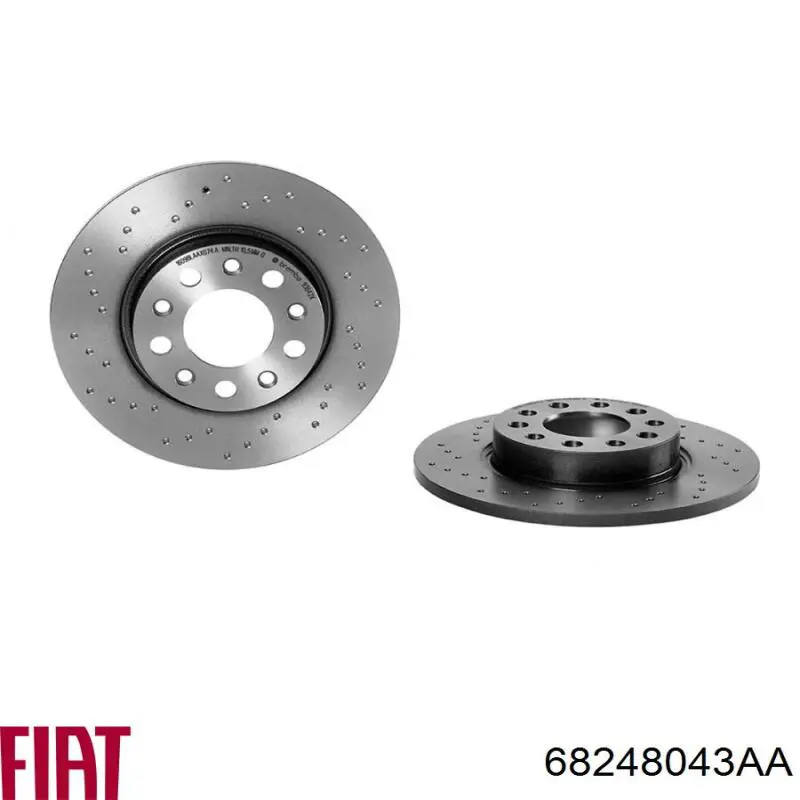 Купити 68248043AA Fiat/Alfa/Lancia Диск заднього гальма