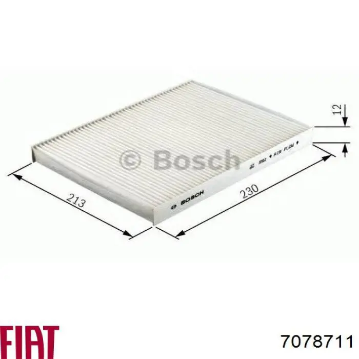 Купити 7078711 Fiat/Alfa/Lancia Фільтр салону вугільний