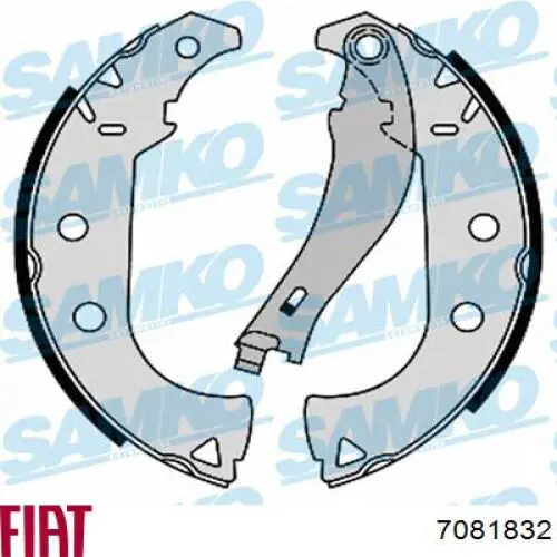 Купити 7081832 Fiat/Alfa/Lancia Колодки гальмові задні, барабанні