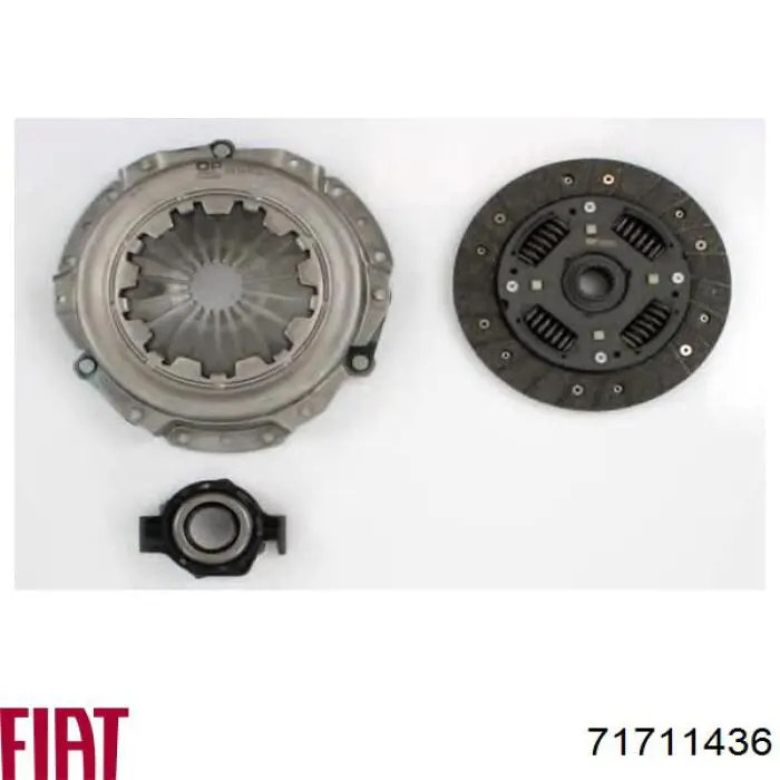 Комплект зчеплення (3 частини) Fiat/Alfa/Lancia 71711436 ціна, від 77.12 USD