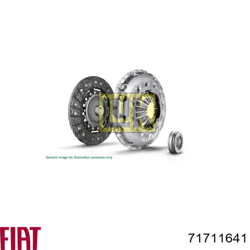 Комплект зчеплення (3 частини) Fiat/Alfa/Lancia 71711641 ціна, від 127.44 USD