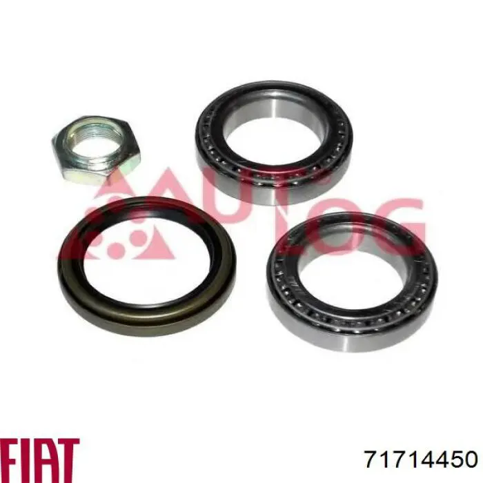 Комплект підшипник маточини передньої Fiat/Alfa/Lancia 71714450 ціна, від 22.57 USD