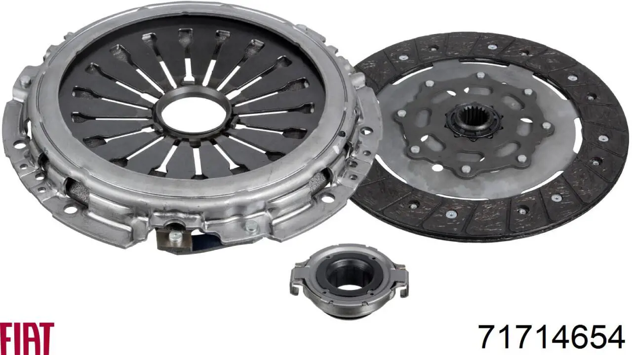 Купити 71714654 Fiat/Alfa/Lancia Комплект зчеплення (диск, корзина, підшипник)