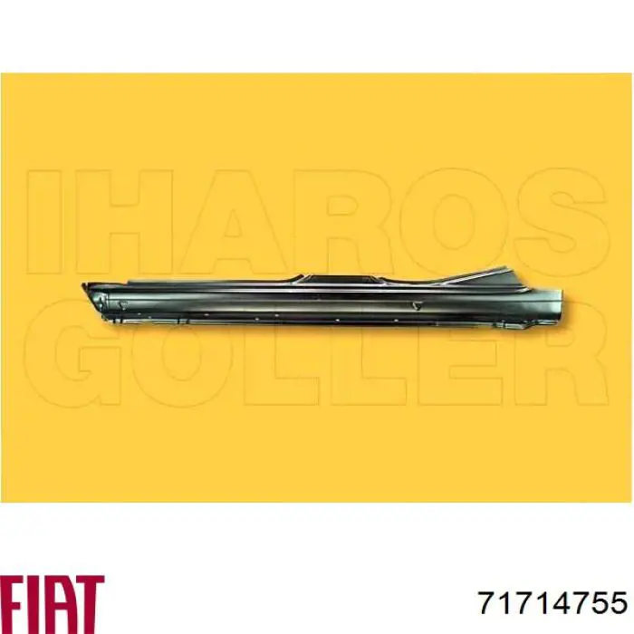 Поріг зовнішній лівий Fiat/Alfa/Lancia 71714755 ціна, від 27.91 USD