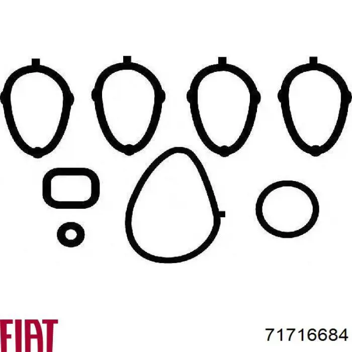 Купити 71716684 Fiat/Alfa/Lancia Прокладка впускного колектора