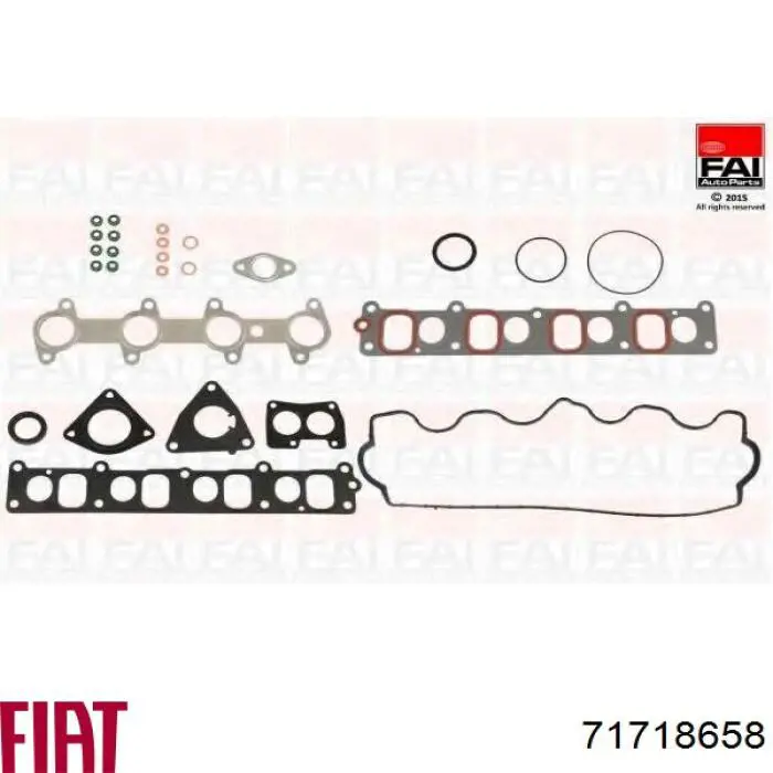 Комплект прокладок двигуна, верхній Fiat/Alfa/Lancia 71718658 ціна, від 46.42 USD