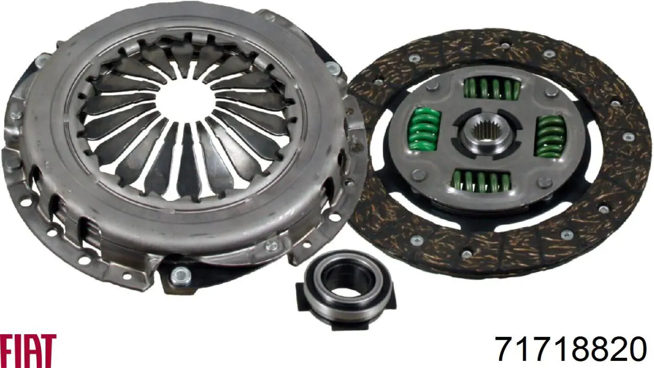 Комплект зчеплення (3 частини) Fiat/Alfa/Lancia 71718820 ціна, від 63.45 USD