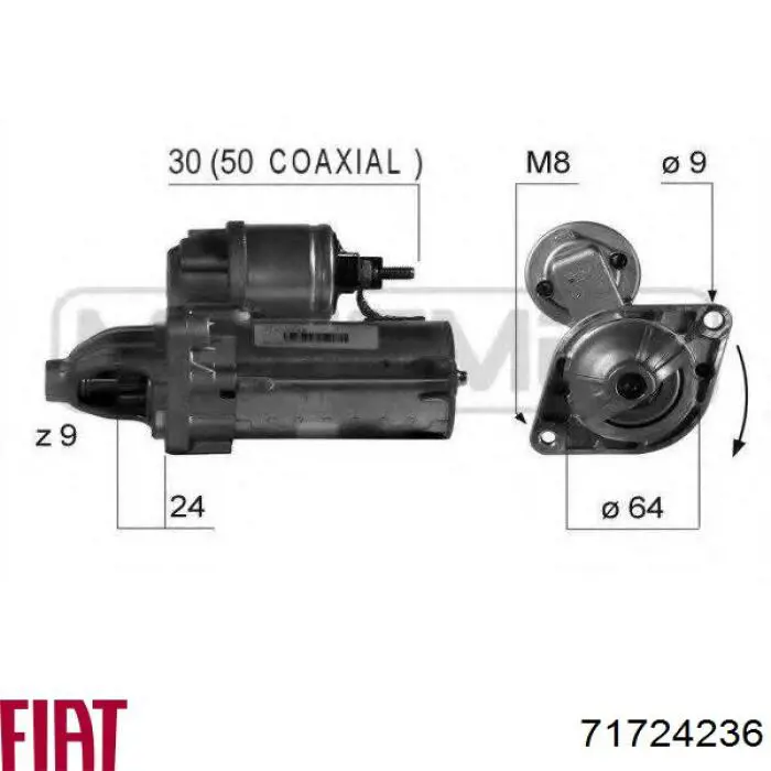 Купити 71724236 Fiat/Alfa/Lancia Стартер