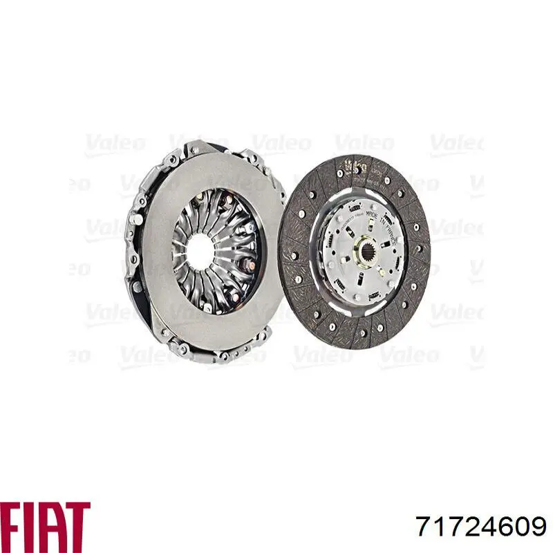 Комплект зчеплення (3 частини) Fiat/Alfa/Lancia 71724609 ціна, від 205.64 USD