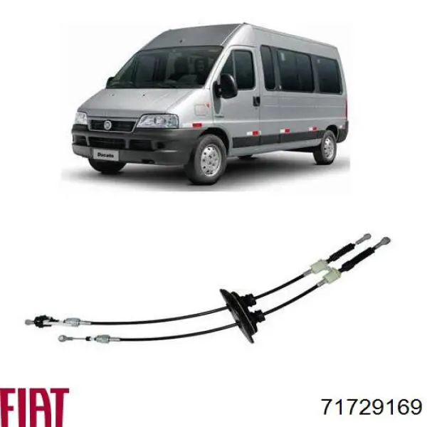 Трос перемикання передач 71729169 Fiat/Alfa/Lancia