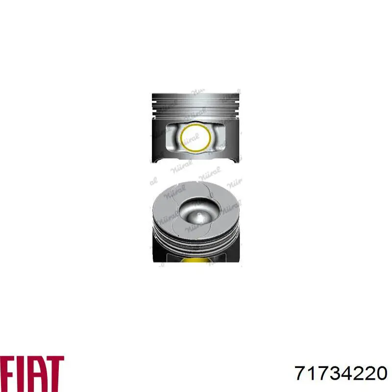 Купити 101501 Mahle Original Поршень в комплекті на 1 циліндр, 2-й ремонт (+0,50)