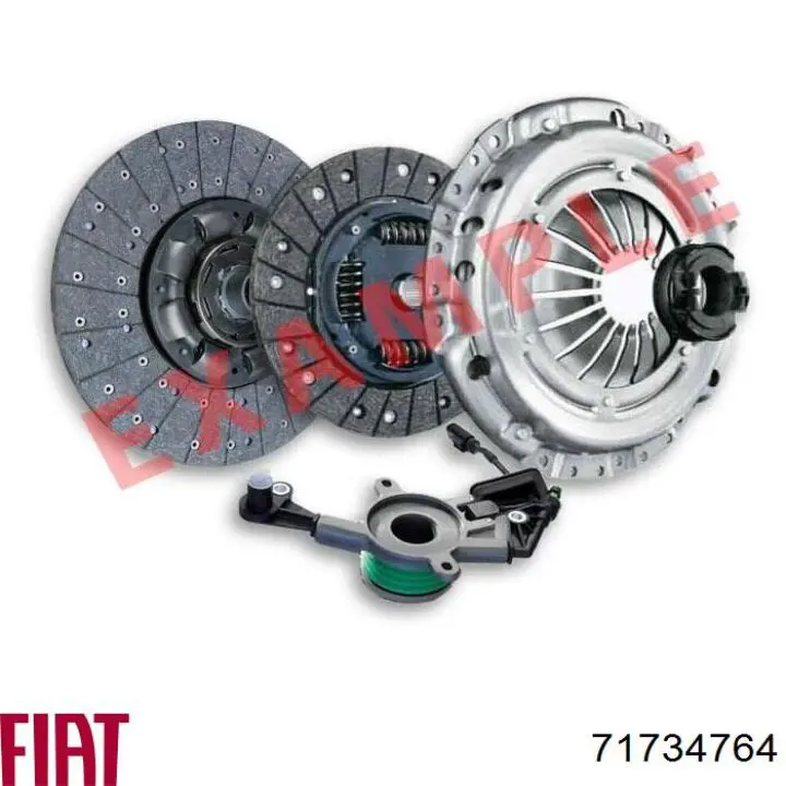 Комплект зчеплення (3 частини) Fiat/Alfa/Lancia 71734764 ціна, від 83.92 USD