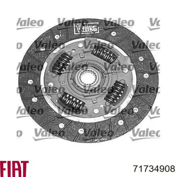 Комплект зчеплення (3 частини) Fiat/Alfa/Lancia 71734908 ціна, від 103.37 USD