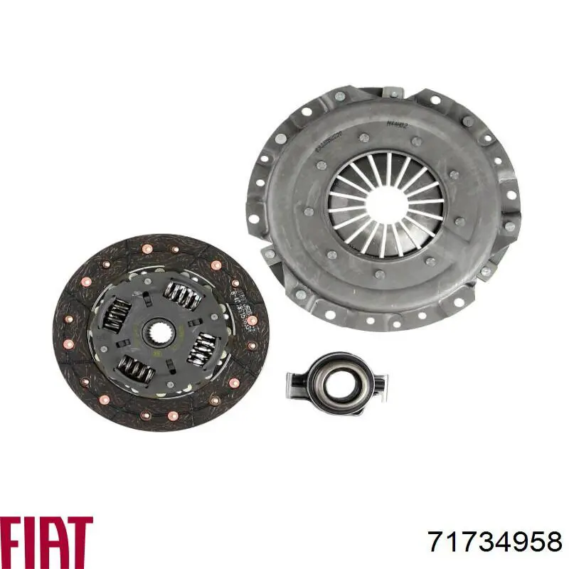 Комплект зчеплення  Fiat/Alfa/Lancia 5893657