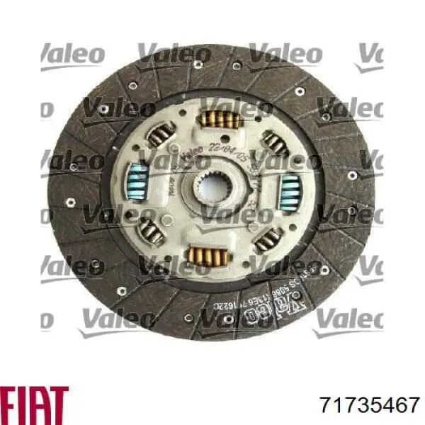 Купити 71735467 Fiat/Alfa/Lancia Комплект зчеплення (диск, корзина, підшипник)