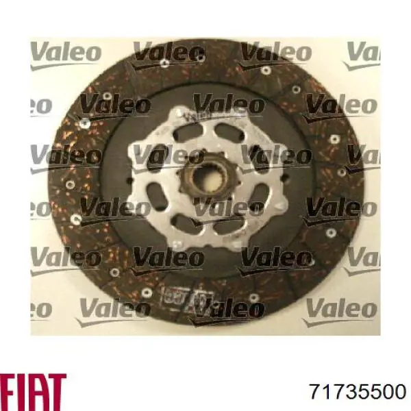 Комплект зчеплення (3 частини) Fiat/Alfa/Lancia 71735500 ціна, від 152.86 USD