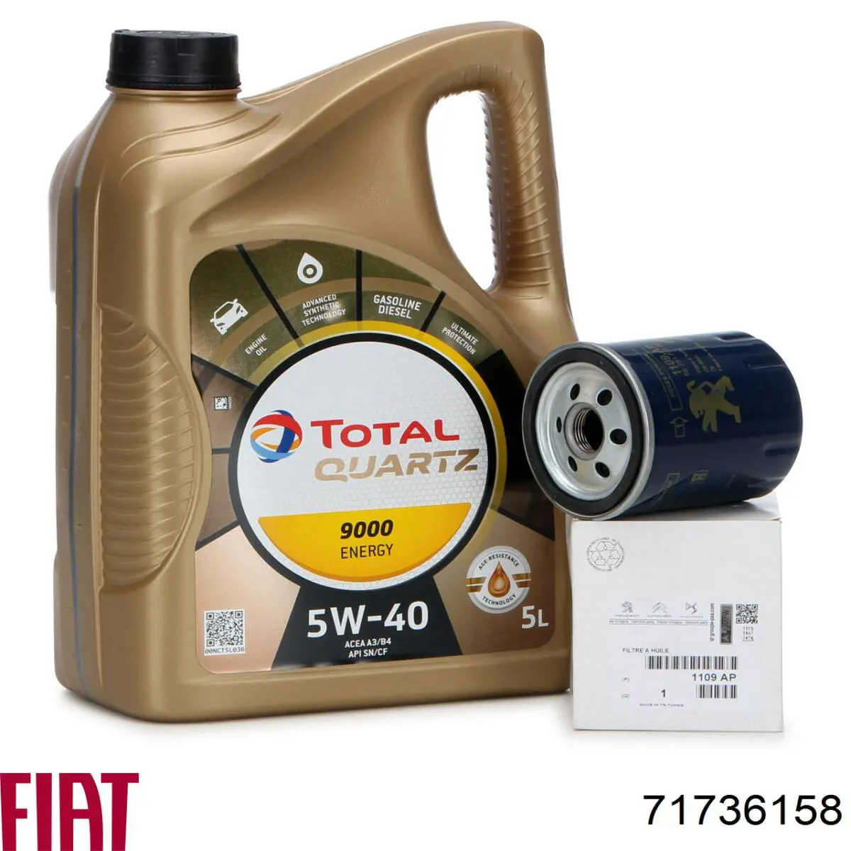 Масляний фільтр двигуна Fiat/Alfa/Lancia 71736158 ціна, від 4.57 USD