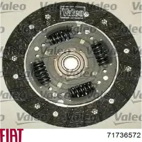 Комплект зчеплення (3 частини) 71736572 Fiat/Alfa/Lancia