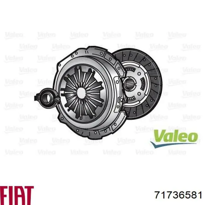 71736581 Fiat/Alfa/Lancia Зчеплення в зборі