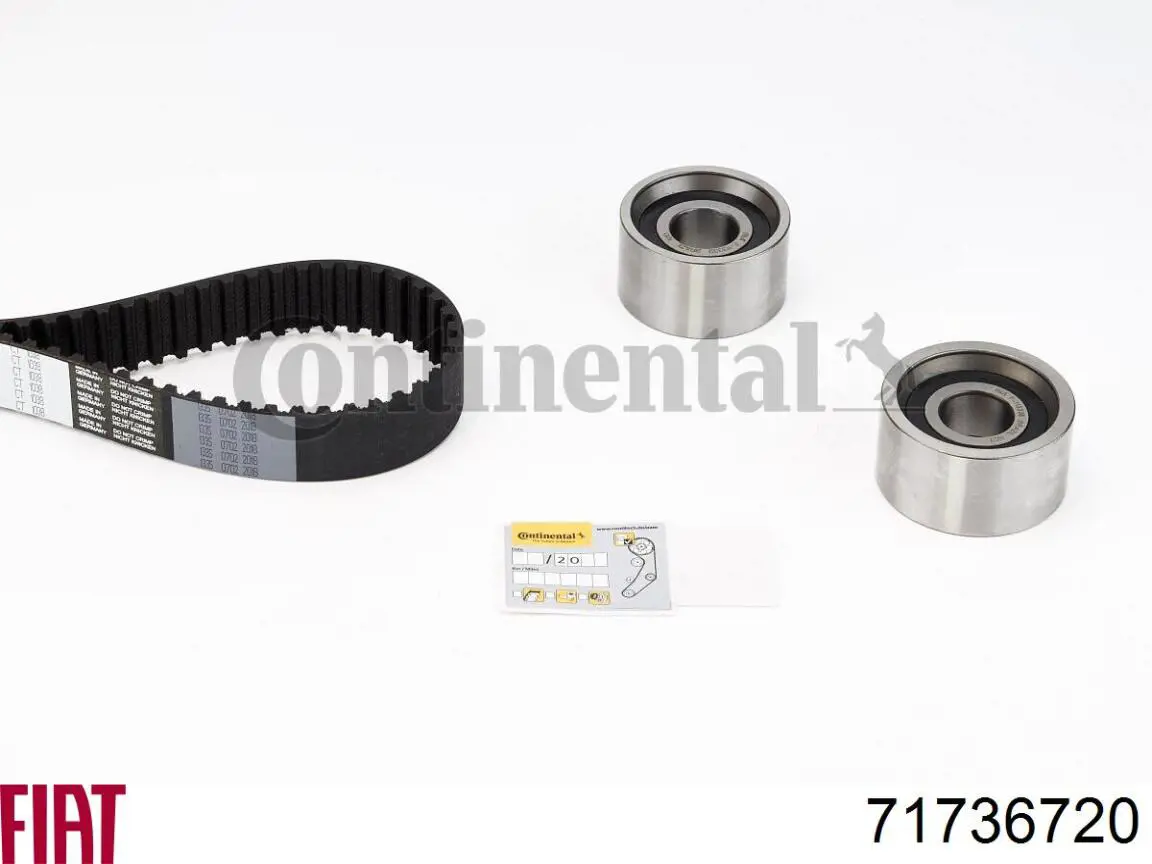 71736720 Fiat/Alfa/Lancia Ремінь ГРМ, комплект