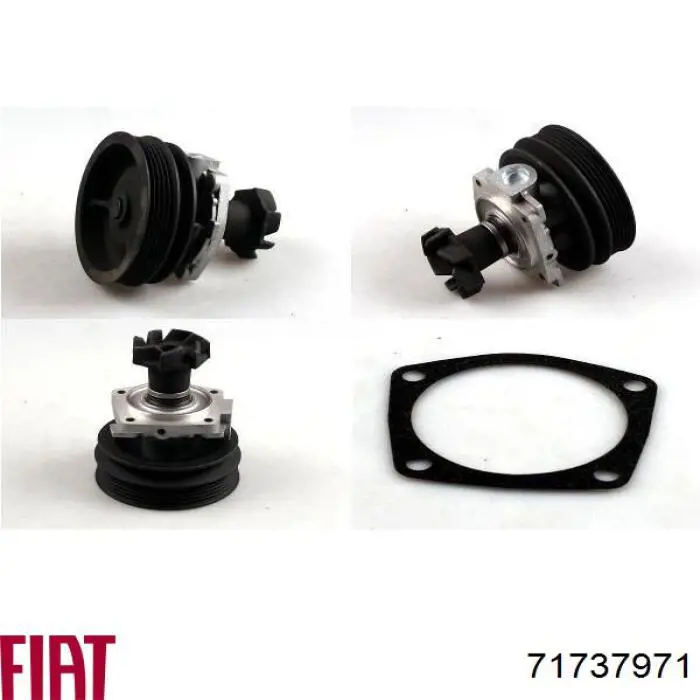 Купити 71737971 Fiat/Alfa/Lancia Насос охолоджуючої рідини