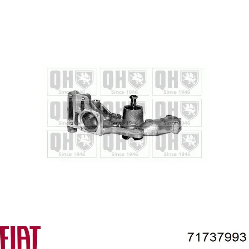 Помпа охолодження Fiat/Alfa/Lancia 71737993 ціна, від 93.39 USD