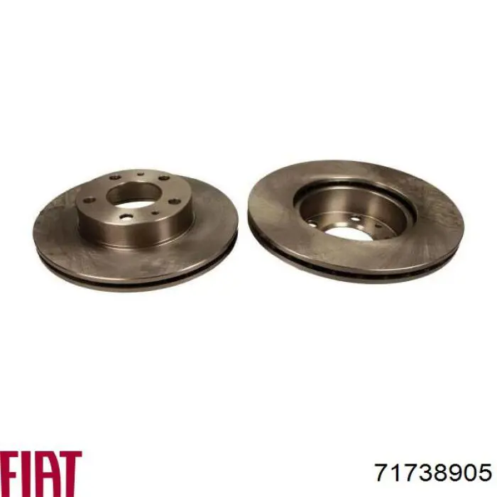 Гальмівні диски передні 71738905 Fiat/Alfa/Lancia