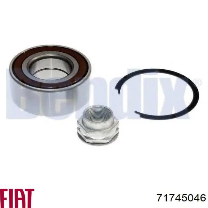 Комплект підшипник маточини передньої Fiat/Alfa/Lancia 71745046 ціна, від 16.50 USD