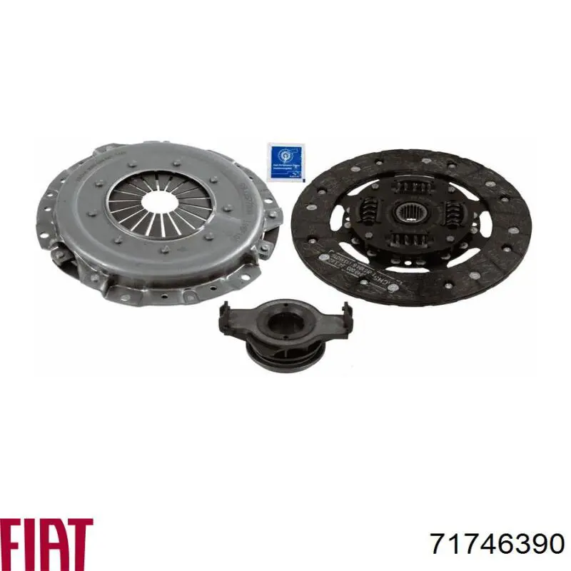 Комплект зчеплення (3 частини) Fiat/Alfa/Lancia 71746390 ціна, від 200.89 USD