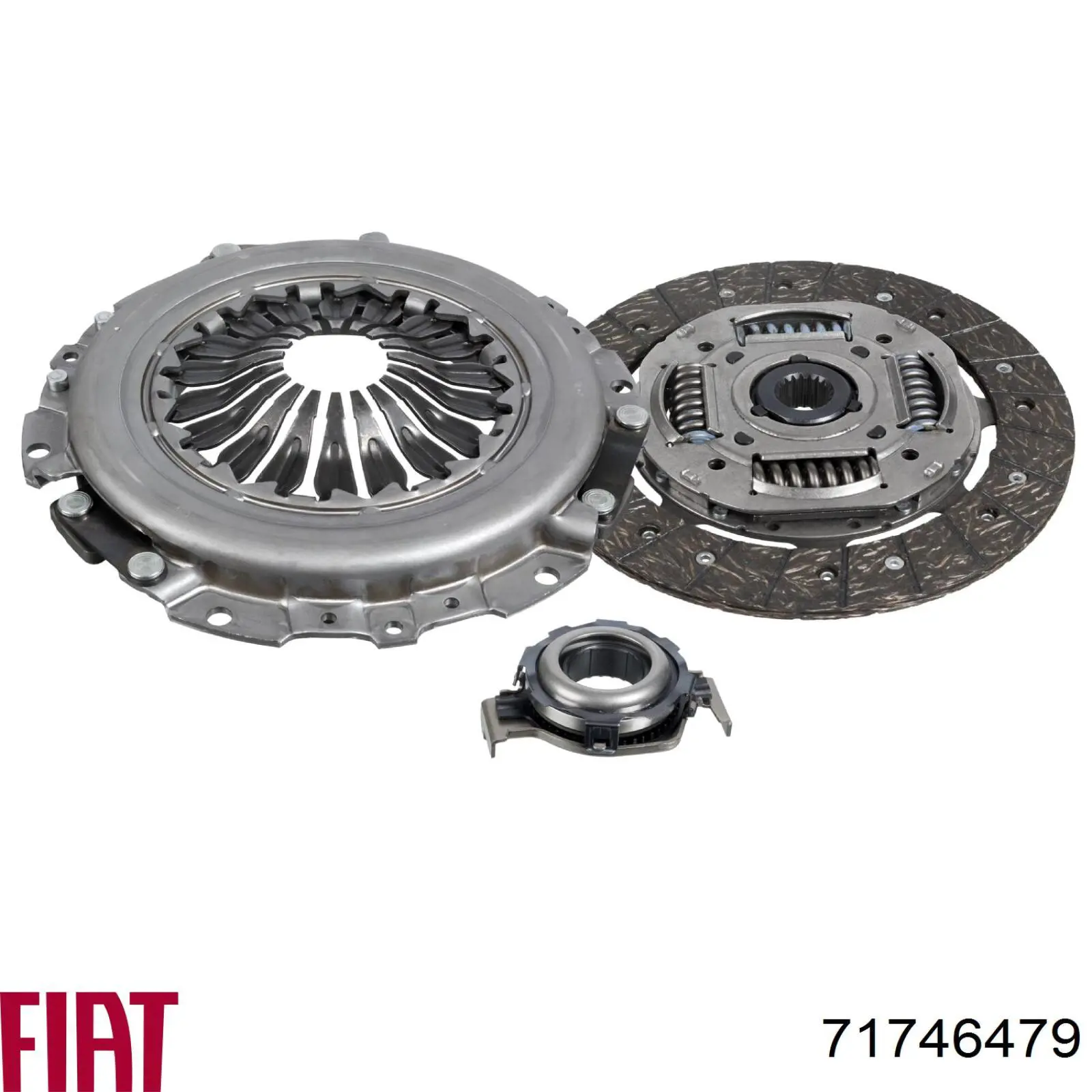 Комплект зчеплення (3 частини) Fiat/Alfa/Lancia 71746479 ціна, від 113.49 USD