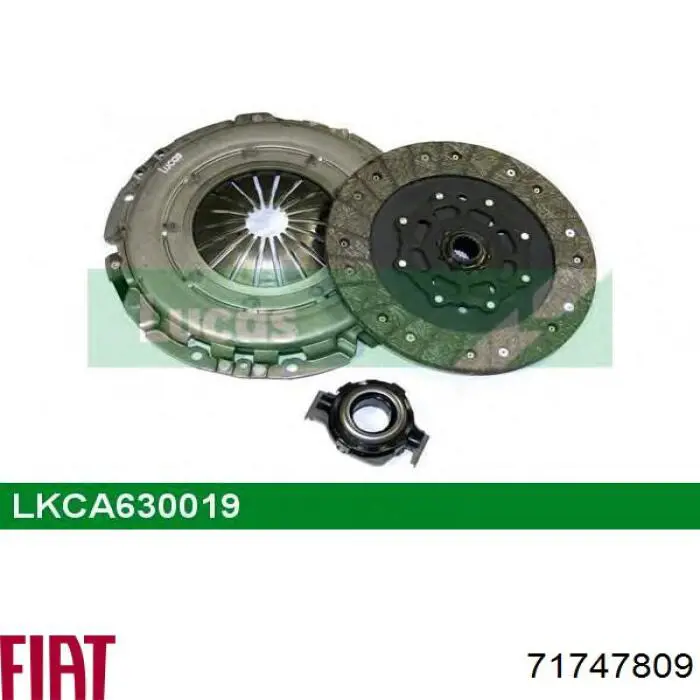 Комплект зчеплення (3 частини) Fiat/Alfa/Lancia 71747809 ціна, від 125.68 USD