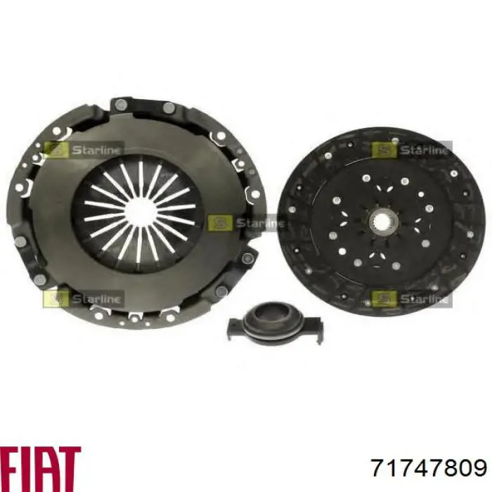 Купити 71747809 Fiat/Alfa/Lancia Комплект зчеплення (диск, корзина, підшипник)