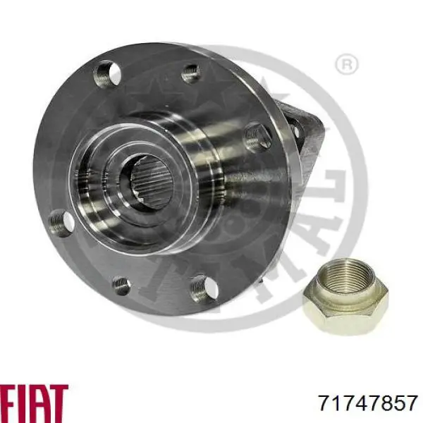Передня маточина 71747857 Fiat/Alfa/Lancia