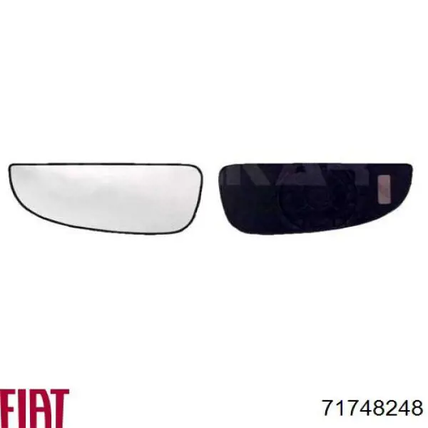 Зеркальный элемент левый FIAT 71748248
