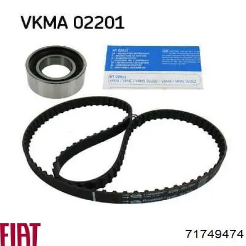 Зубчастий ремінь Fiat/Alfa/Lancia 46515401 ціна, від 8.72 USD