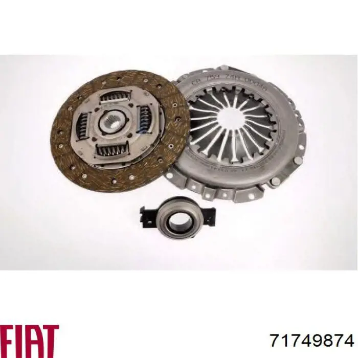 Купити 71749874 Fiat/Alfa/Lancia Комплект зчеплення (диск, корзина, підшипник)