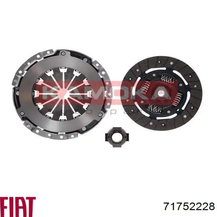 Комплект зчеплення (3 частини) Fiat/Alfa/Lancia 71752228 ціна, від 81.26 USD