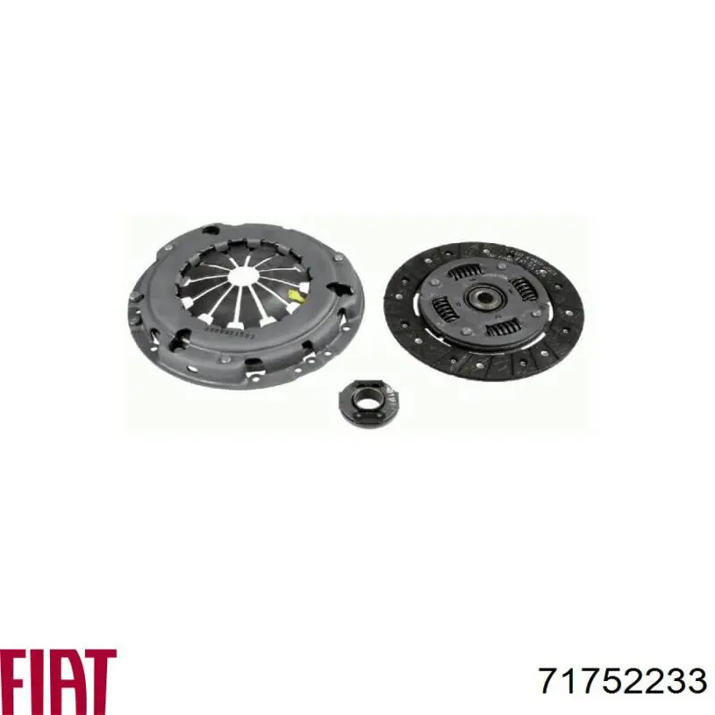 Купити 71752233 Fiat/Alfa/Lancia Комплект зчеплення (диск, корзина, підшипник)