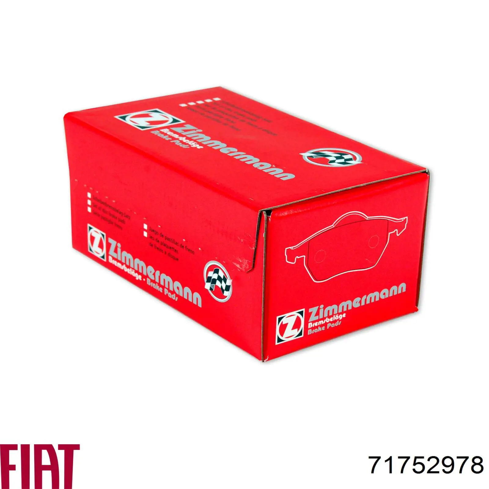 71752978 Fiat/Alfa/Lancia Передні гальмівні колодки