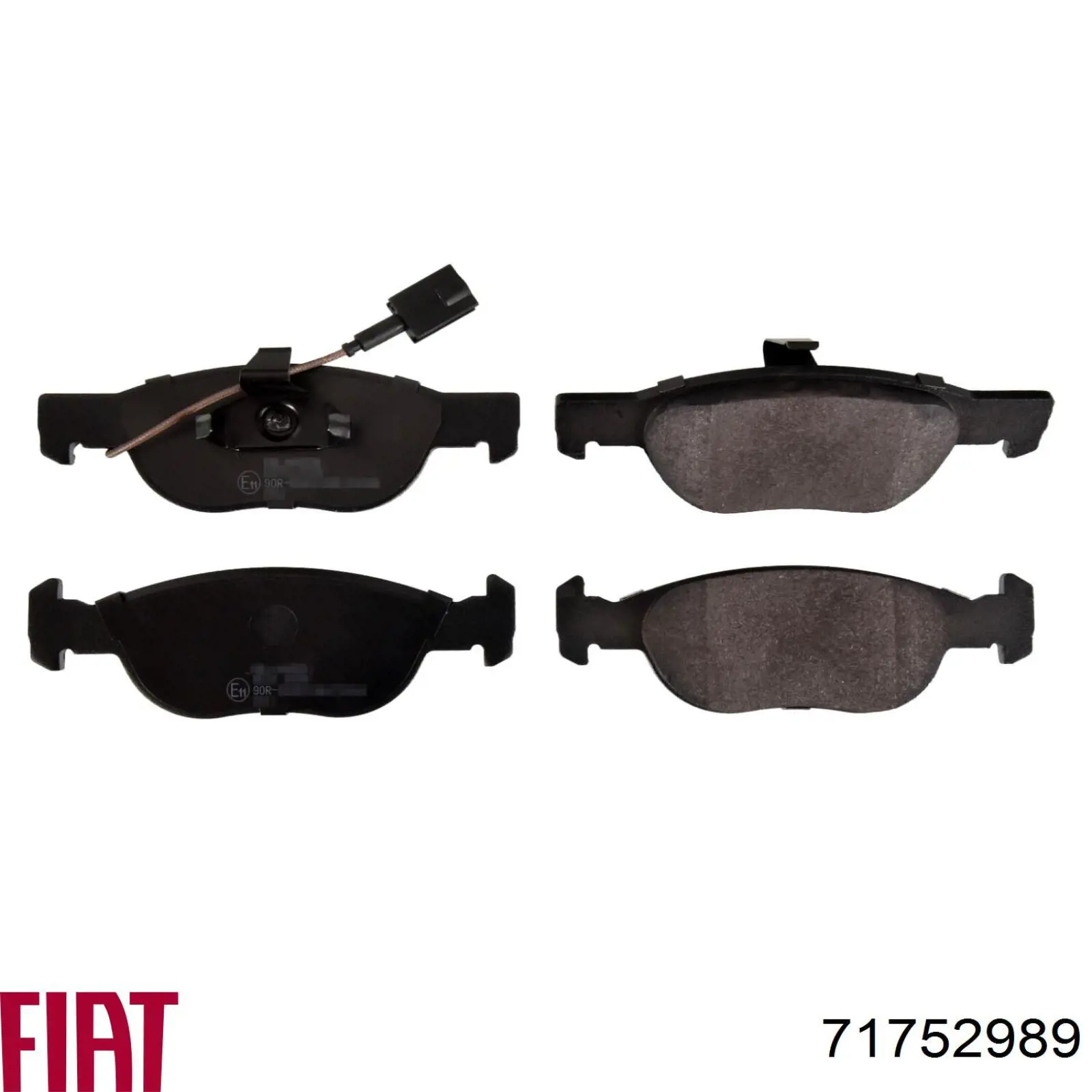 Гальмівні колодки Fiat/Alfa/Lancia 71752989 ціна, від 17.08 USD