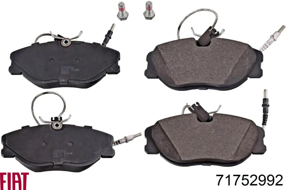 Гальмівні колодки Fiat/Alfa/Lancia 71752992 ціна, від 16.63 USD