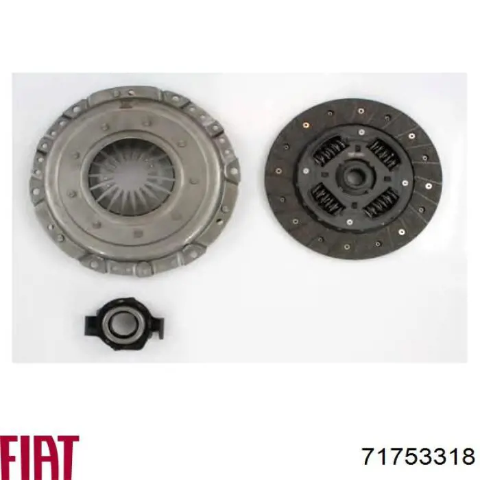 Комплект зчеплення (3 частини) Fiat/Alfa/Lancia 71753318 ціна, від 112.60 USD