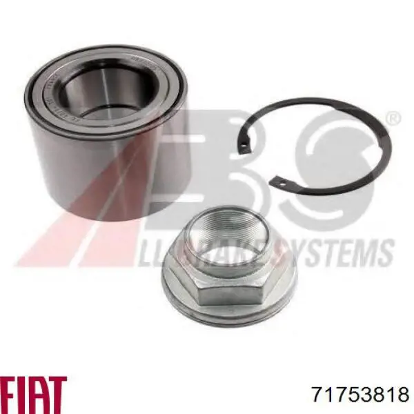 Підшипник маточини задньої Fiat/Alfa/Lancia 71753818 ціна, від 25.14 USD