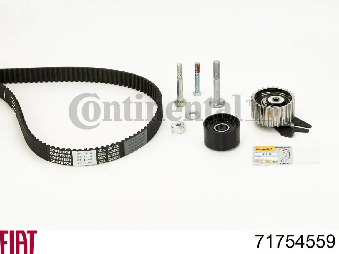 Комплект ГРМ Fiat/Alfa/Lancia 71754559 ціна, від 85.57 USD