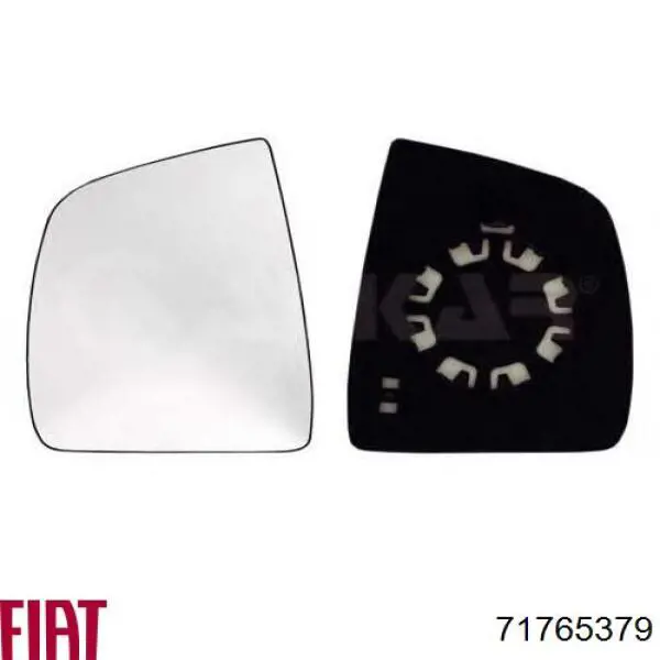 71765379 Fiat/Alfa/Lancia дзеркальний елемент дзеркала заднього виду, лівого
