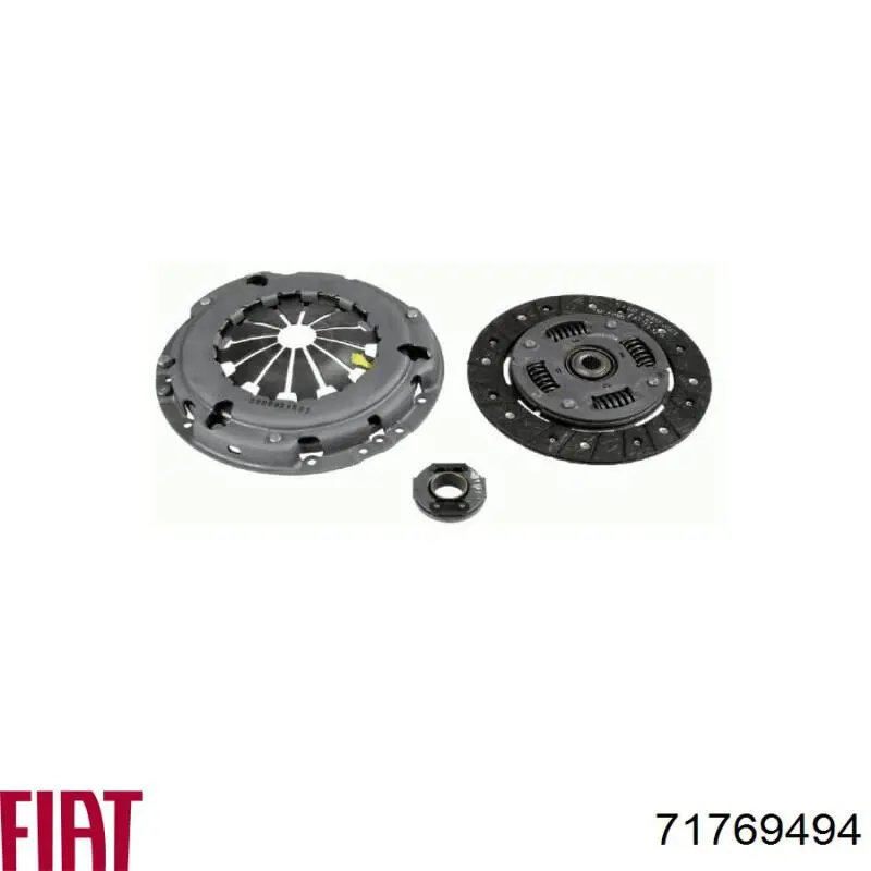 Купити 71769494 Fiat/Alfa/Lancia Комплект зчеплення (диск, корзина, підшипник)