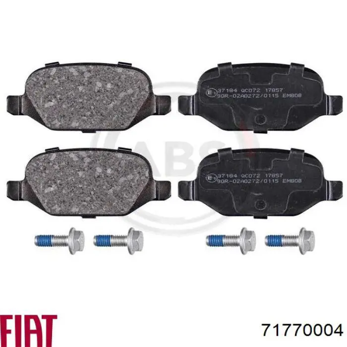 Купити 71770004 Fiat/Alfa/Lancia Задні колодки